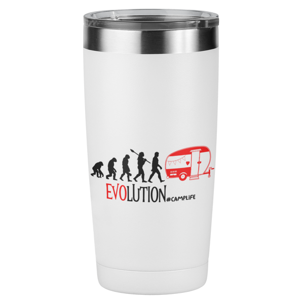 Edelstahl Trinkbecher "Evolution Camping" 420 ml