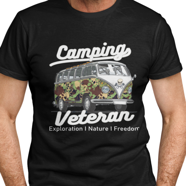 Camping T-Shirt "Camping Veteran"