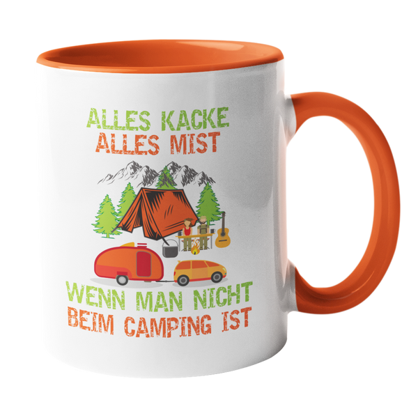 Camping-Tasse "Alles kacke alles Mist"