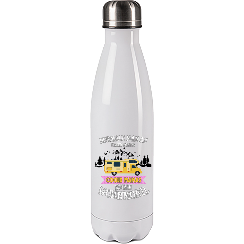 Camping Edelstahl Trinkflasche "Coole Mamas" 500ml