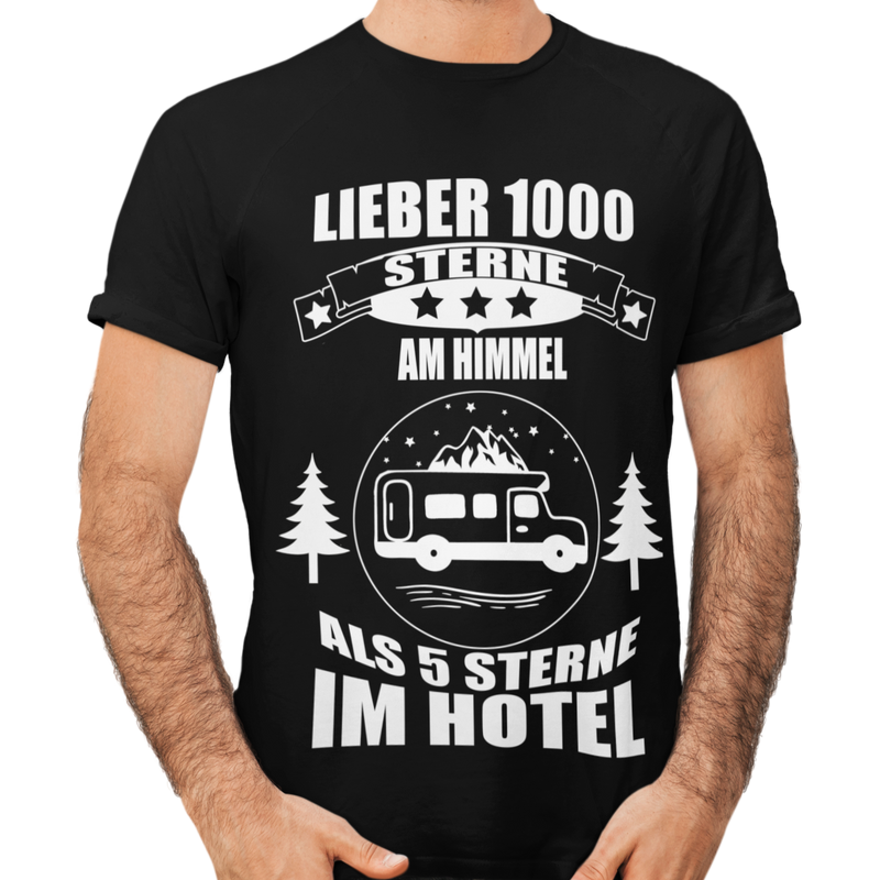 Camping T-Shirt "1000 Sterne am Himmel"