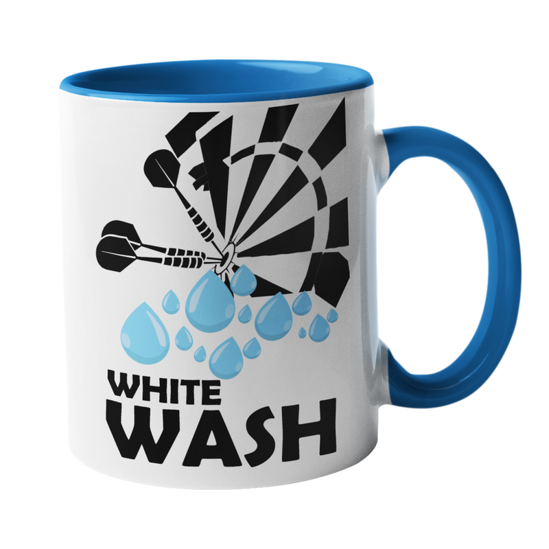 Darts Tasse "White Wash"
