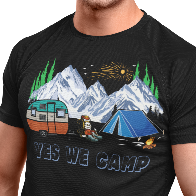 T-Shirt "Yes we camp"