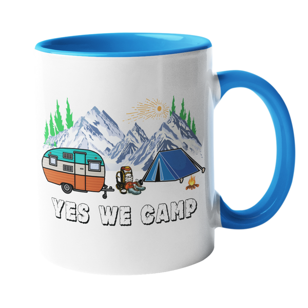 Camping-Tasse "Yes we camp"