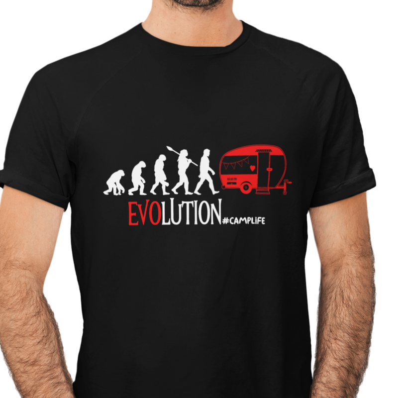 T-Shirt "Evolution Camping"