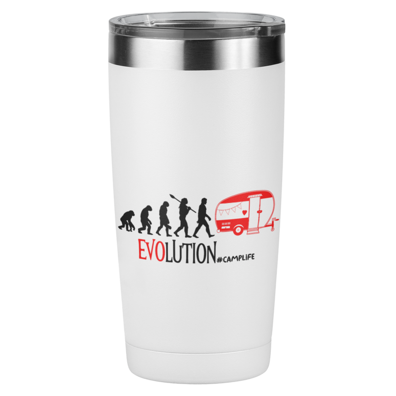 Edelstahl Trinkbecher "Evolution Camping" 420 ml