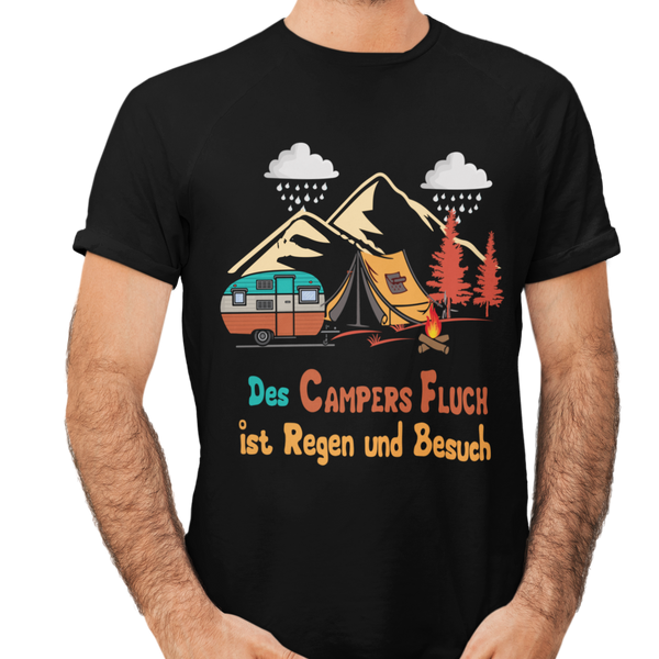 Camping T-Shirt "Des Campers Fluch"