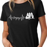 Camping T-Shirt "Camping Heartbeat"