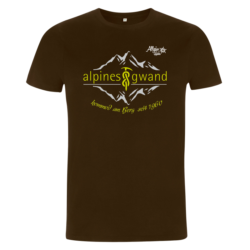 T-Shirt Allgäu Häs "Alpines Gwand" dark brown