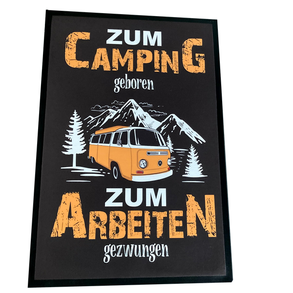 XXL Camping Fußmatte Zum Campen geboren