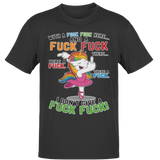 Einhorn T-Shirt "FUCK FUCK FUCK"
