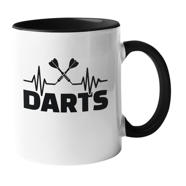 Darts Tasse "Darts Heartbeat"